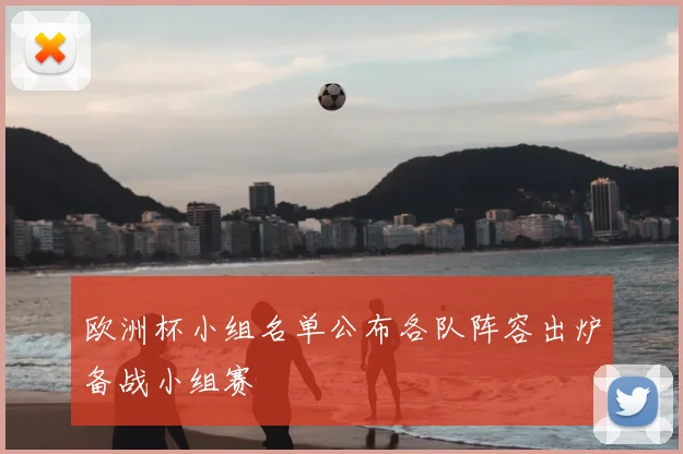欧洲杯小组名单公布各队阵容出炉备战小组赛